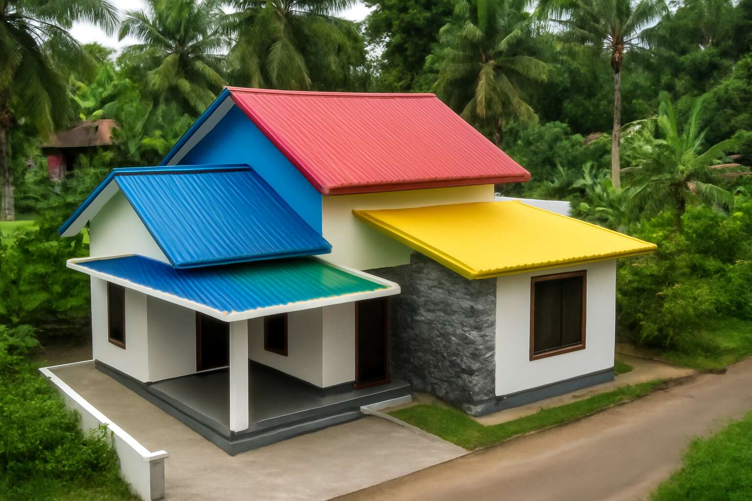 roof sheet house design india
