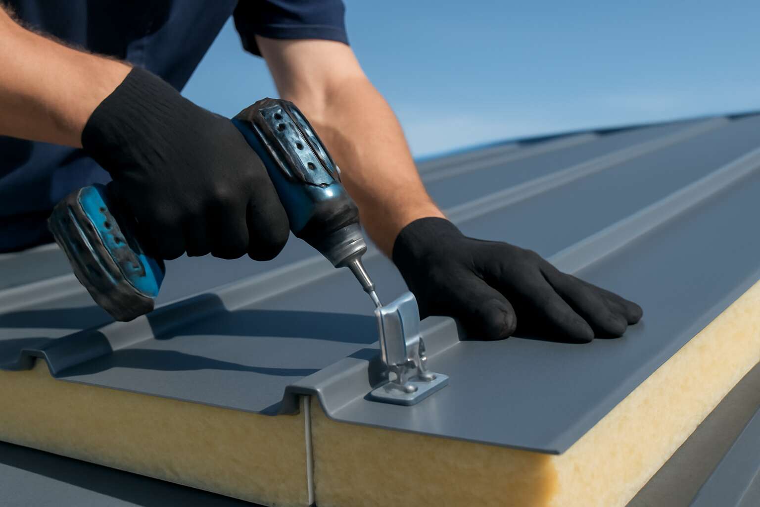 insulated roof sheet fixings
