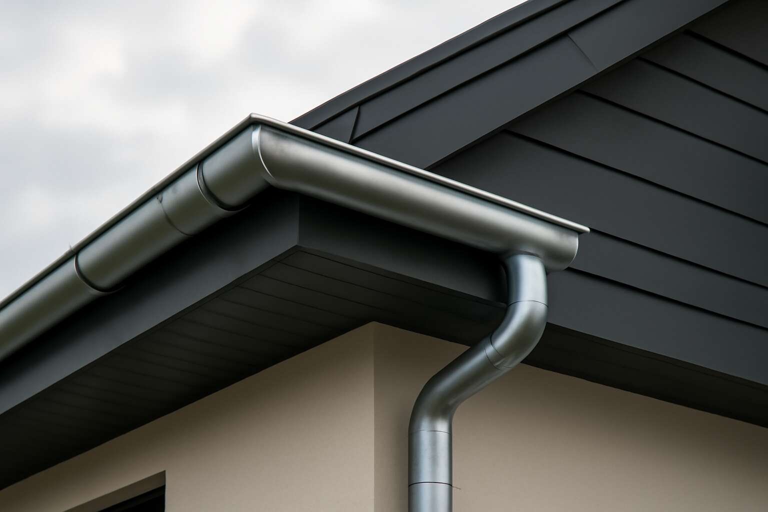 roof sheet gutter overhang