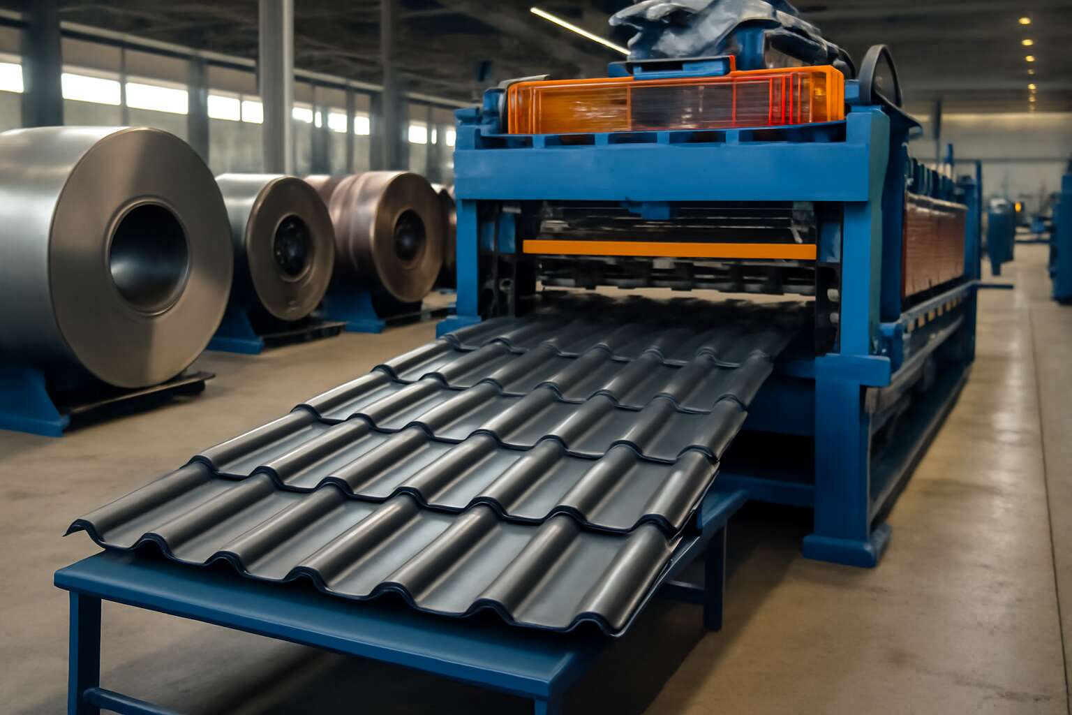 roof sheets machine