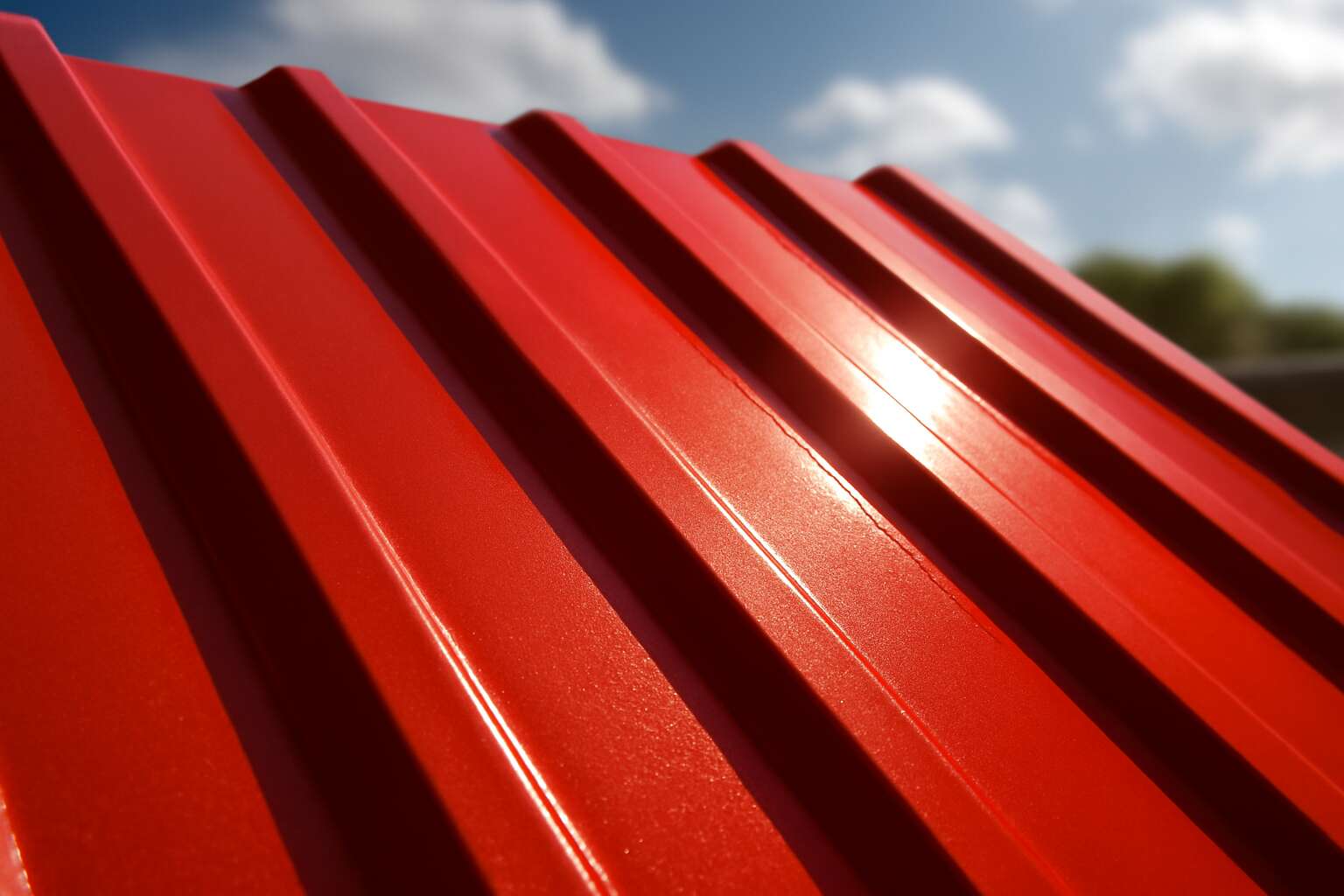 painted roof sheets
