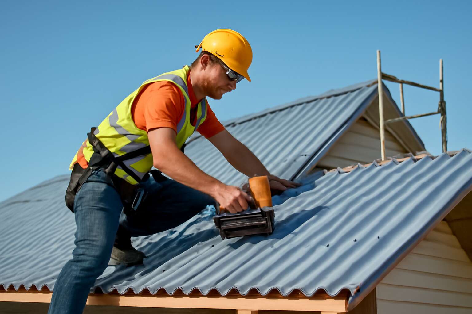 roof sheet installation