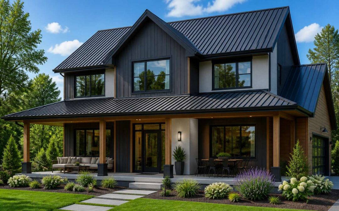 Get roof sheet design images for house with modern styles